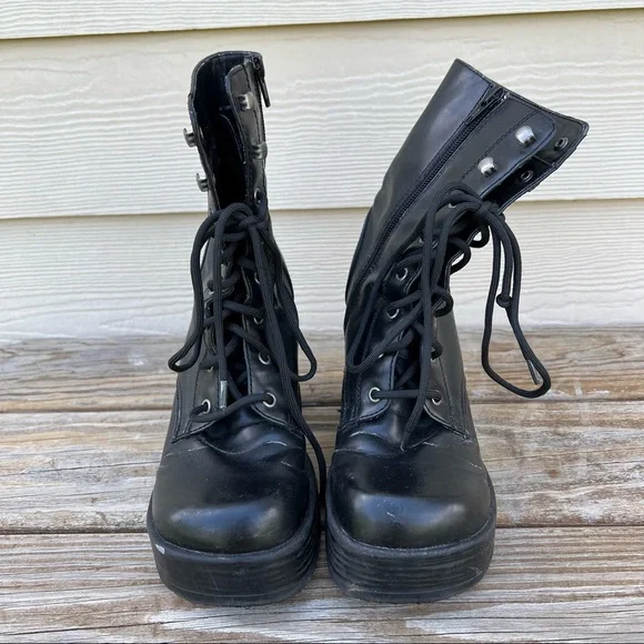 Vintage y2k Mudd Platform Boots - Picture 2 of 8